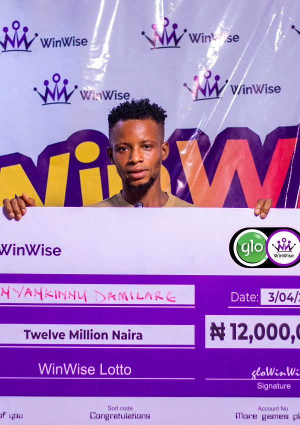 Glo subscriber wins N12Million with N50 in Glo-WinWise Salary4life using the code *20144*3*1#
