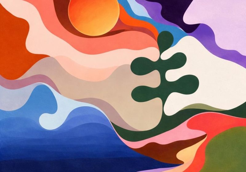 color gradient art from pinterest